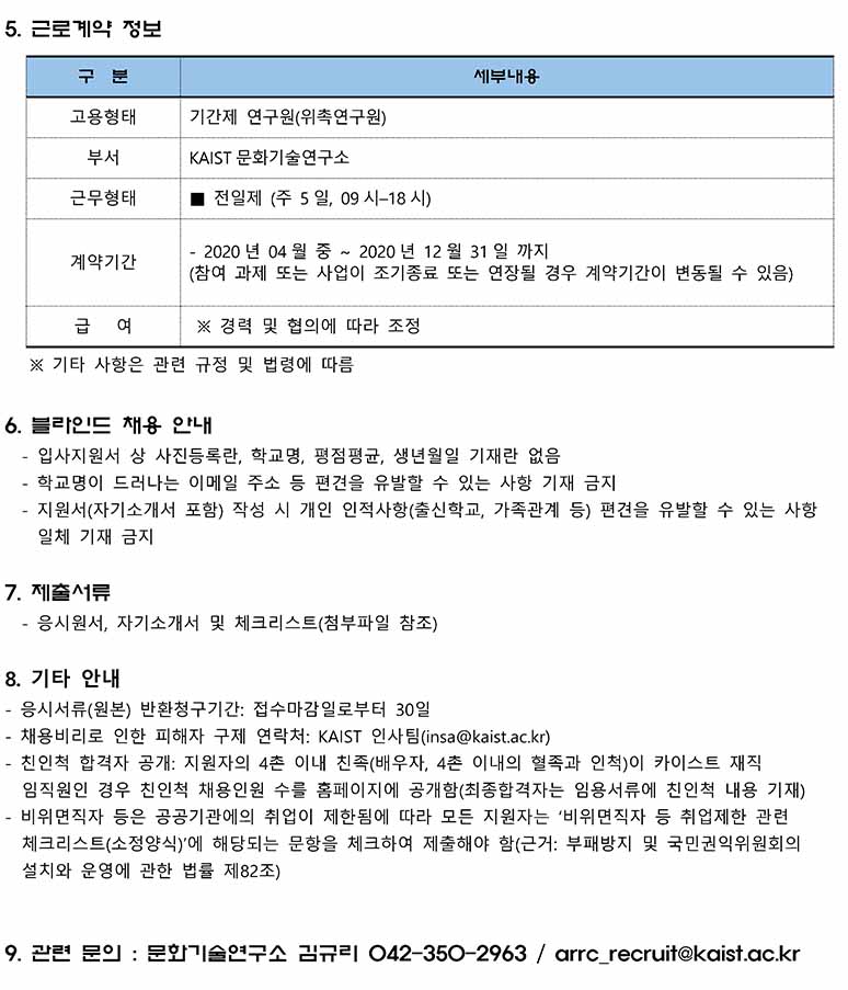 KAIST 문화기술대학원 Kaist 문화기술대학원